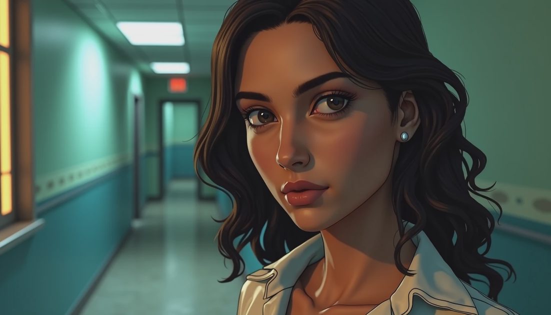 Lucia Caminos in official Grand Theft Auto VI promotional material.